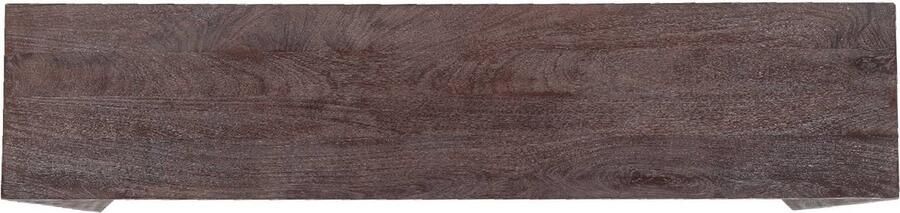 PTMD COLLECTION PTMD Kyro Brown Mango Wood Rectangle Sidetable