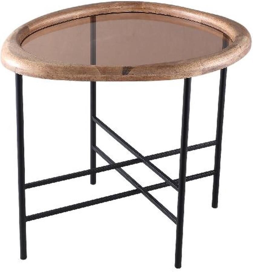 PTMD COLLECTION PTMD Neelix Natural Rubberwood Organic Coffeetable S - Foto 2