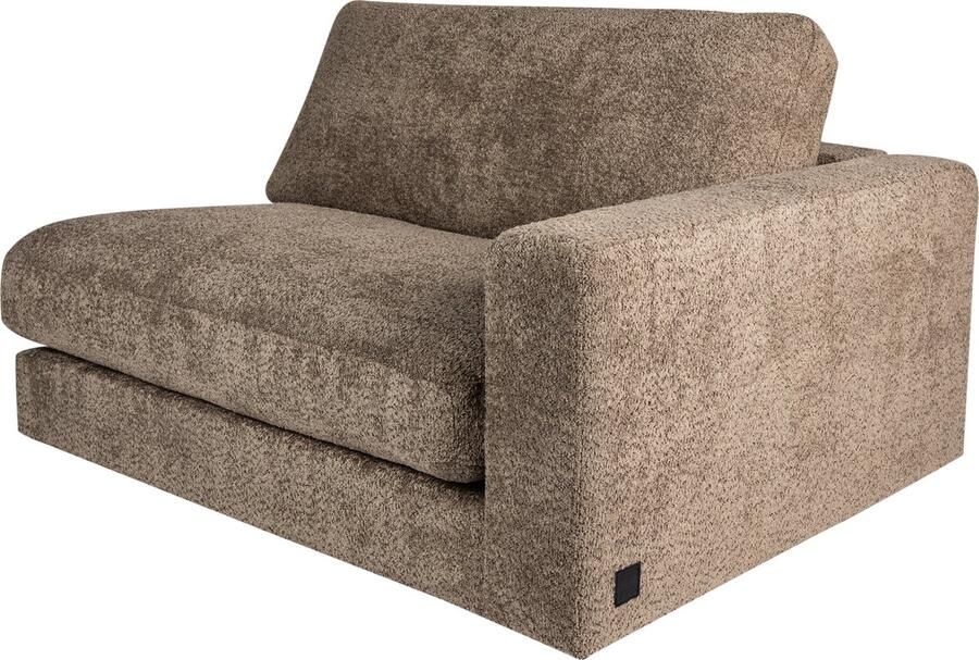 PTMD COLLECTION PTMD Nilla sofa armrest R SiC Ant5 Brown