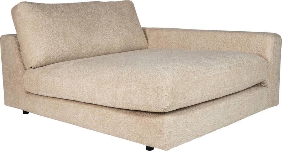 PTMD COLLECTION PTMD Nilla sofa chaise longue arm Right SiC Ant Sand