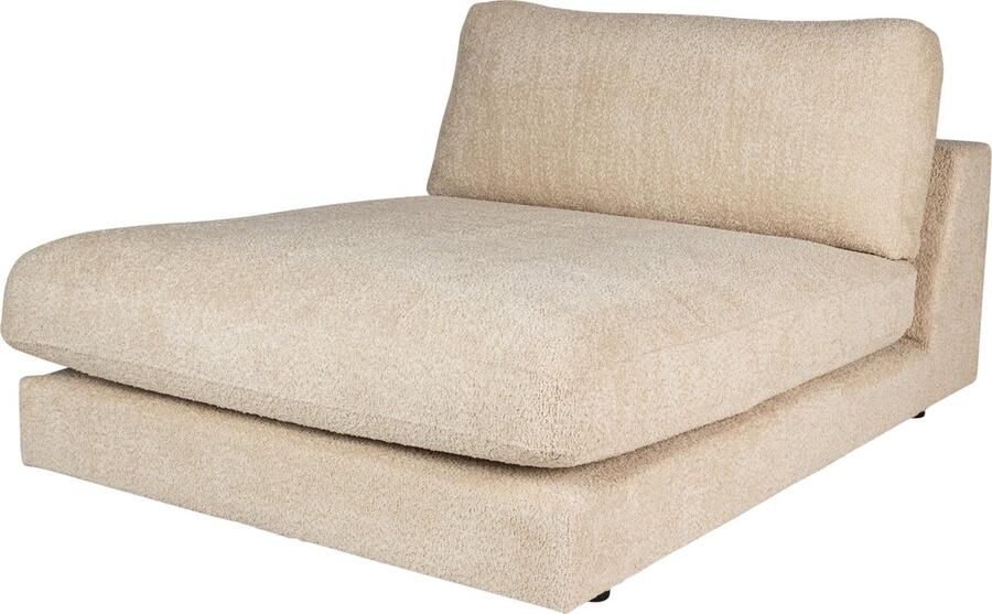 PTMD COLLECTION PTMD Nilla sofa chaise longue no arm SiC Ant3 Sand