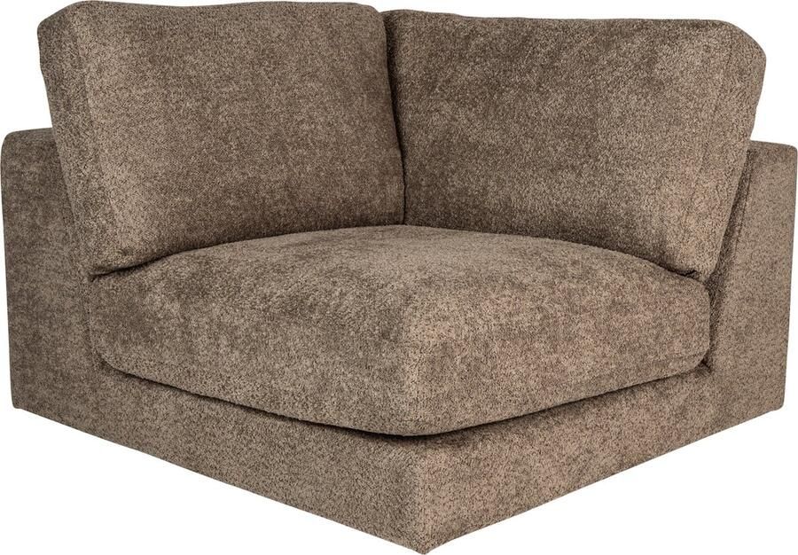 PTMD COLLECTION PTMD Nilla sofa corner C90 SiC Ant Brown