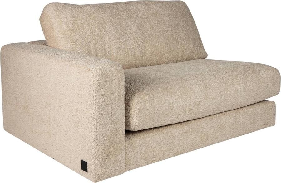 PTMD COLLECTION PTMD Nilla sofa with armrest L SiC Ant3 Sand