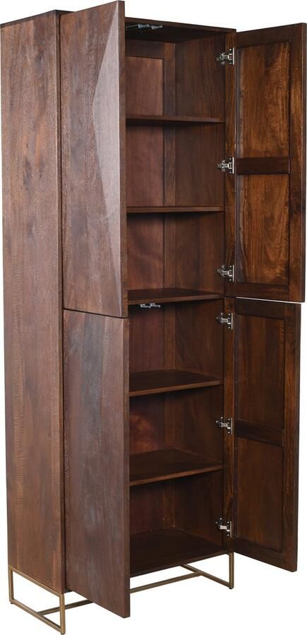 PTMD COLLECTION PTMD Onyx Cabinet brown 4 drs