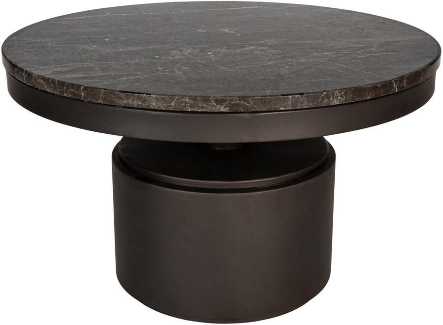 PTMD COLLECTION PTMD Salontafel Bregt 60x60x37 cm Marmer Bruin