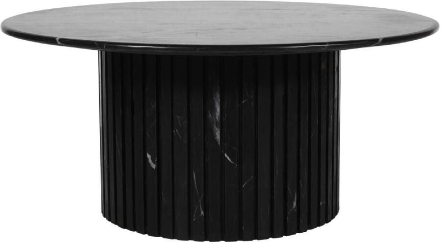 PTMD COLLECTION PTMD Salontafel Neelim 91x91x41 cm Marmer Zwart