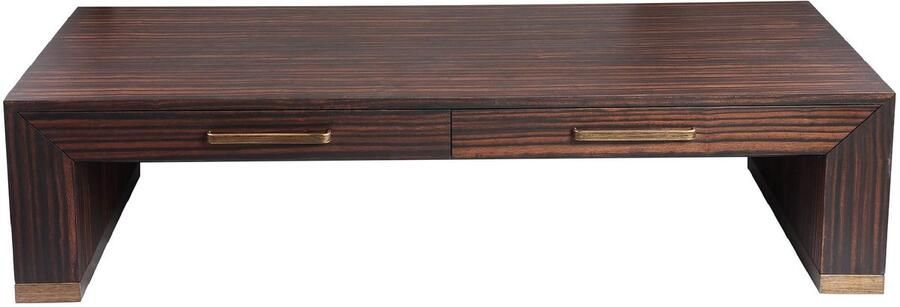 PTMD COLLECTION PTMD Salontafel Tiess 165x80x40 cm Hout Bruin