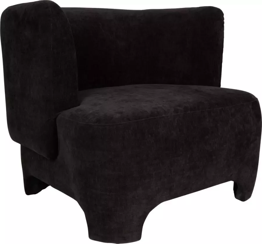Ptmd Collection PTMD Damin Anthracite linen velvet look fauteuil - Foto 1