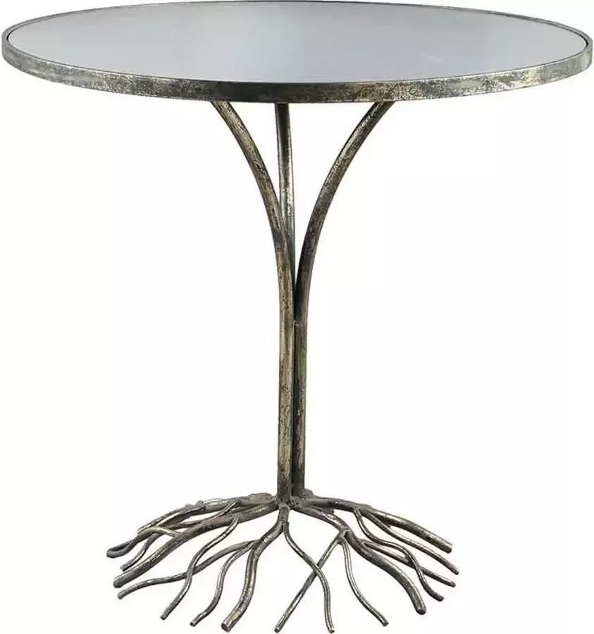 PTMD COLLECTION PTMD Emelie Ronde Bijzettafel H60 x Ø63 cm Metaal Goud - Foto 1