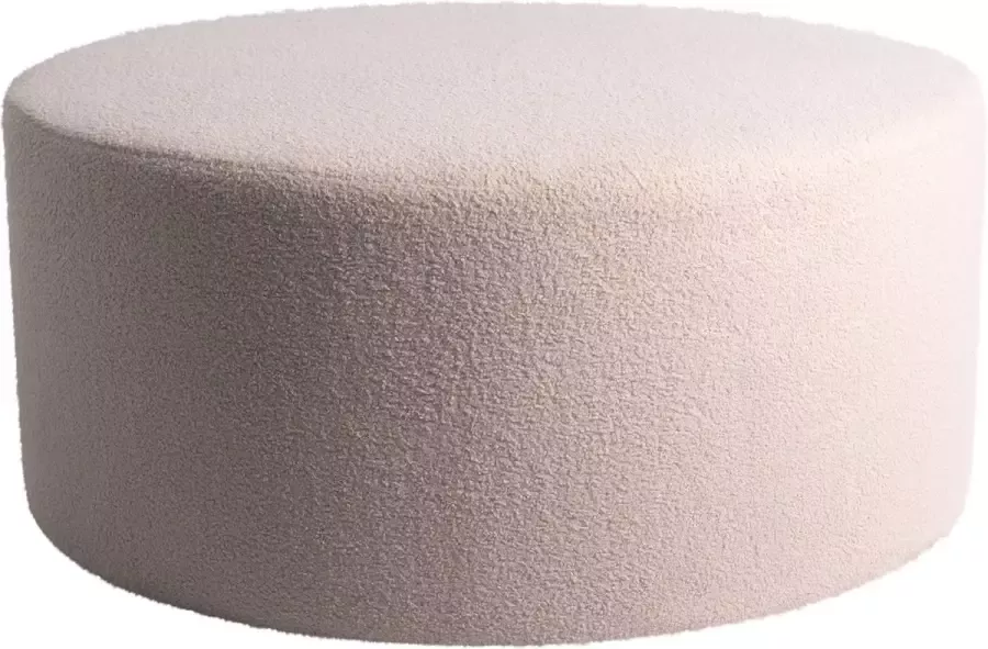 Ptmd Collection PTMD Evie Teddy Sand round pouf - Foto 1