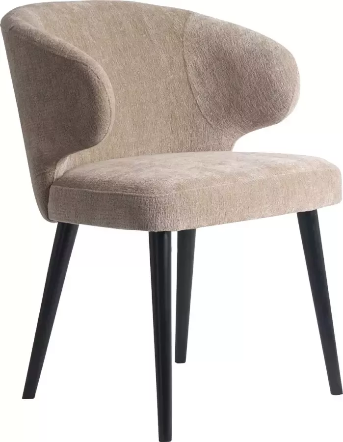 Ptmd Collection PTMD Fiori Cream 6051 dining chair black wood legs - Foto 2