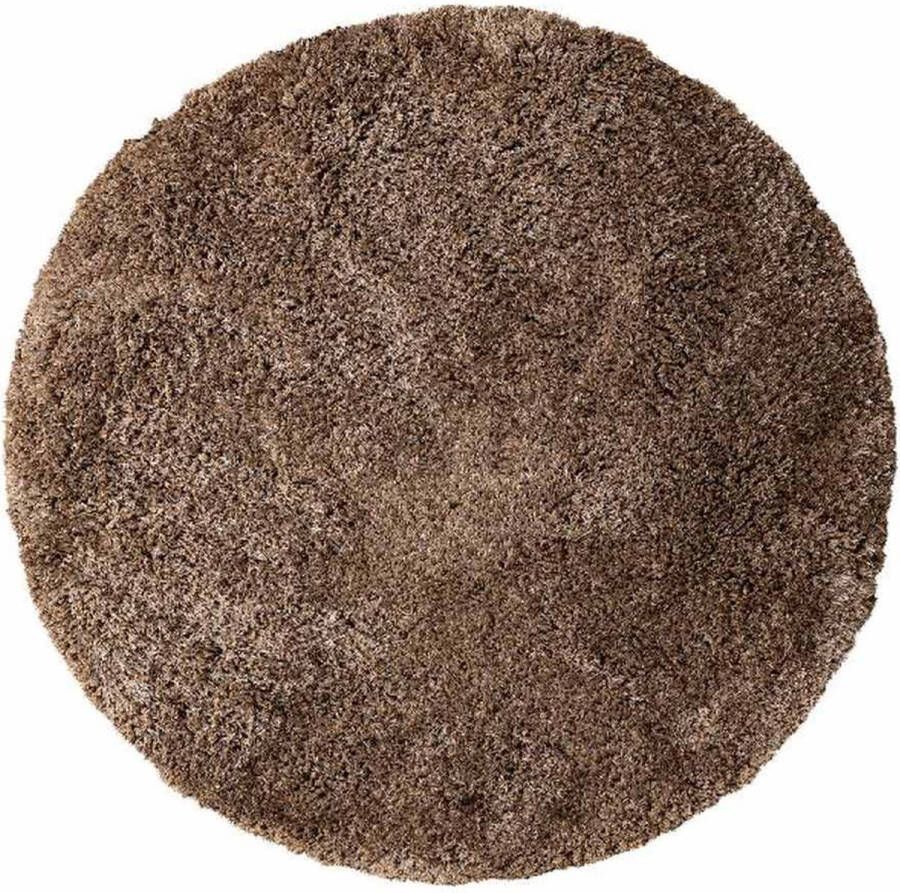 PTMD COLLECTION PTMD Jups Brown polyester handwoven carpet round S - Foto 2