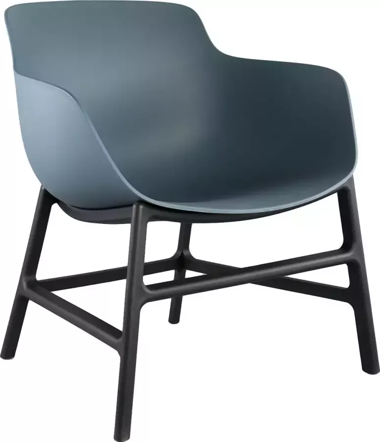 Ptmd Collection PTMD Nicca Grey polypropylene leisure chair