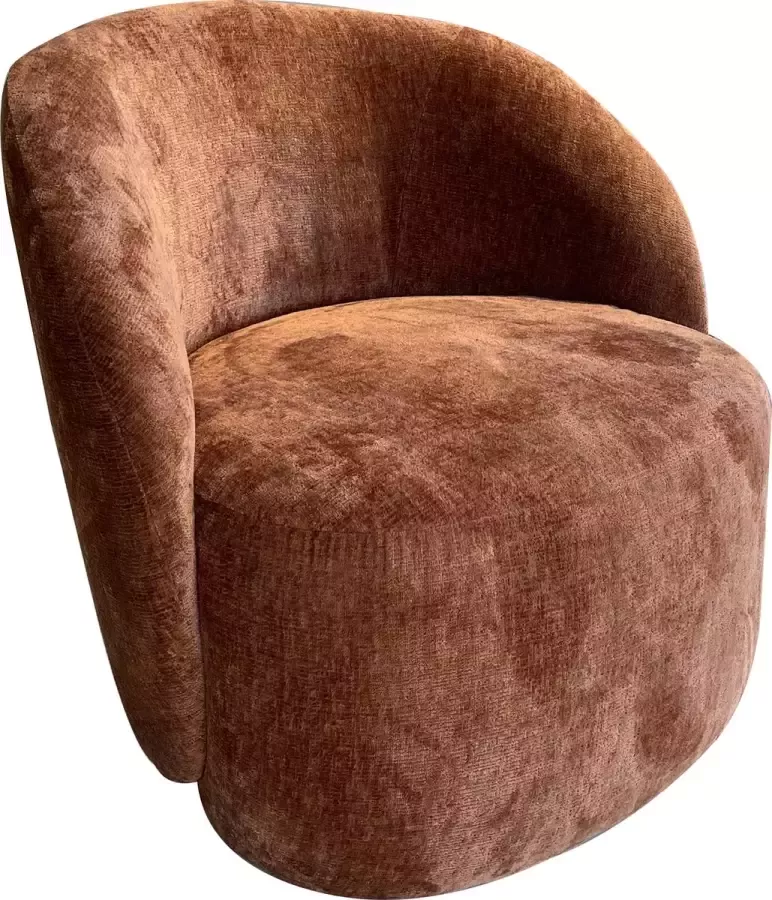 Ptmd Collection PTMD Sienne Copper 52 harmonie fabric fauteuil - Foto 1