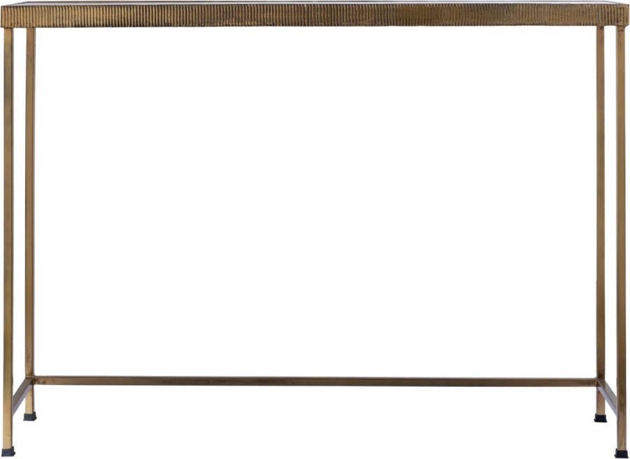 PTMD COLLECTION PTMD Thari Bijzettafel 107x26x79 cm Aluminium Goud - Foto 1