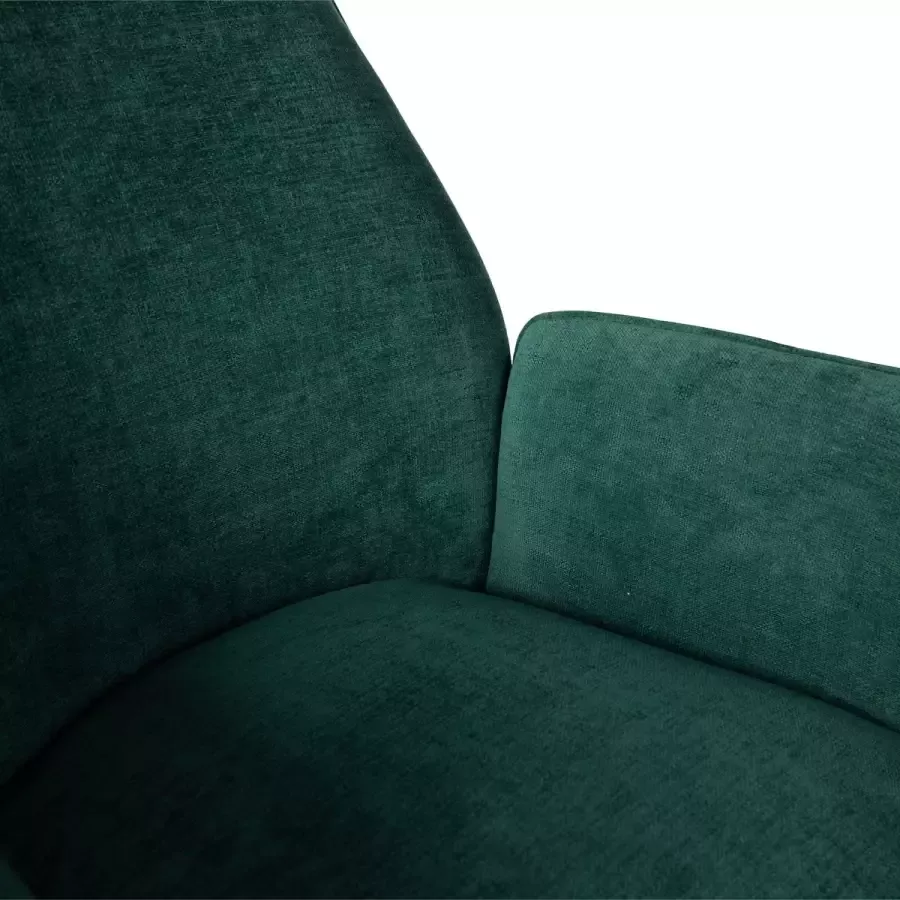 PTMD COLLECTION PTMD Vicky Dark Green velvet chair black steel leg KD - Foto 2