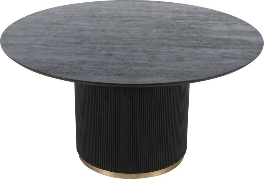 PTMD COLLECTION PTMD Xelle Black dining table