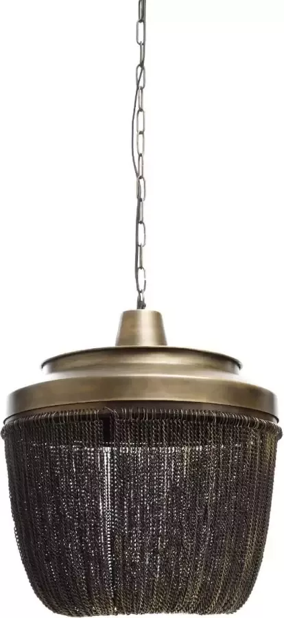 PTMD COLLECTION PTMD Zelivo Ronde Hanglamp H38 x Ø46 cm Ijzer Goud