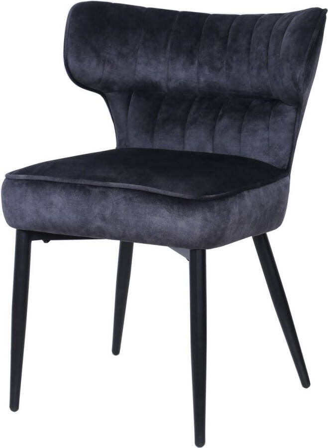 PTMD COLLECTION PTMD Zinno Grey dining chair