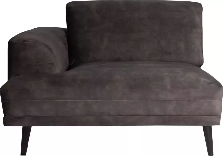 PTMD Lux sofa arm left Adore 68 Anthracite KD