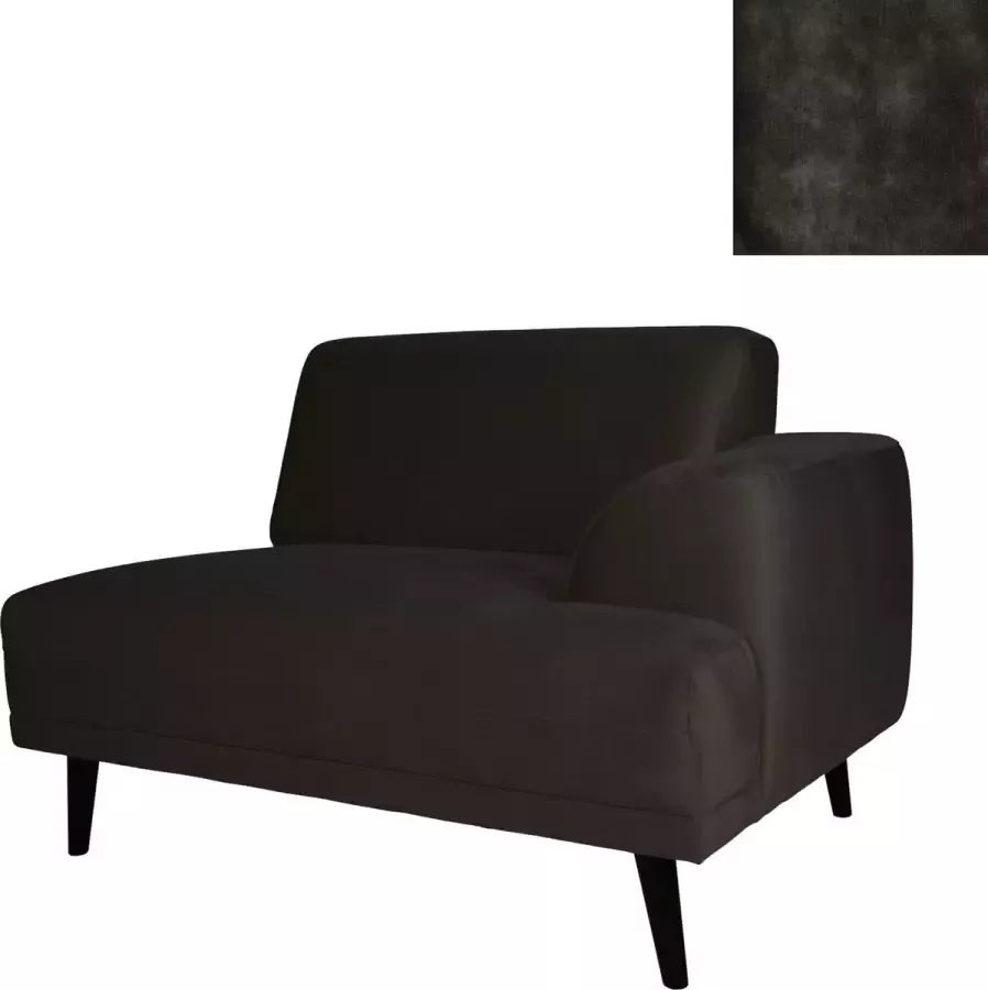 PTMD Lux sofa arm right Adore 68 Anthracite KD