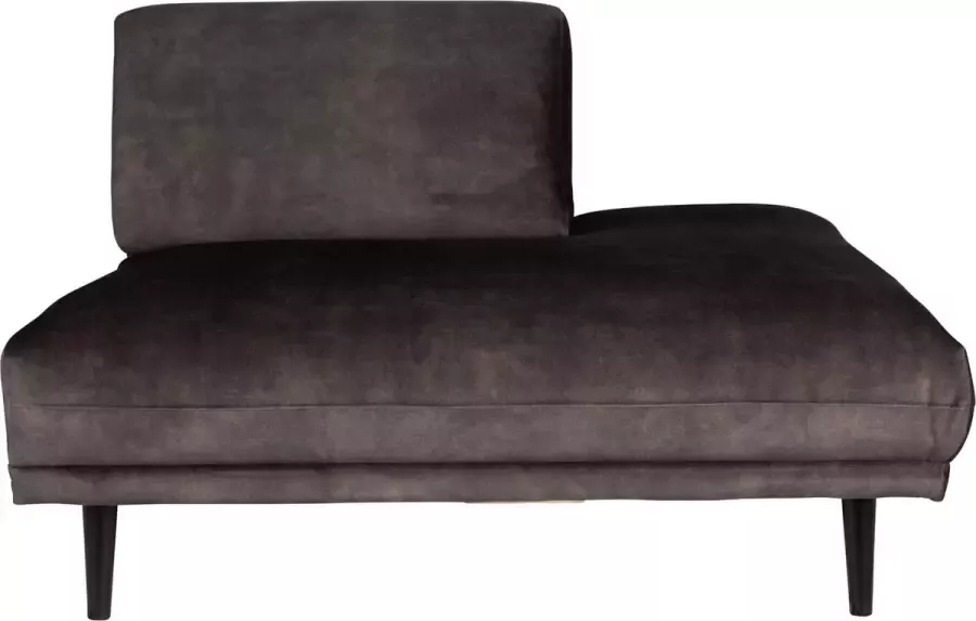 PTMD Lux sofa open end R Adore 68 Anthracite KD