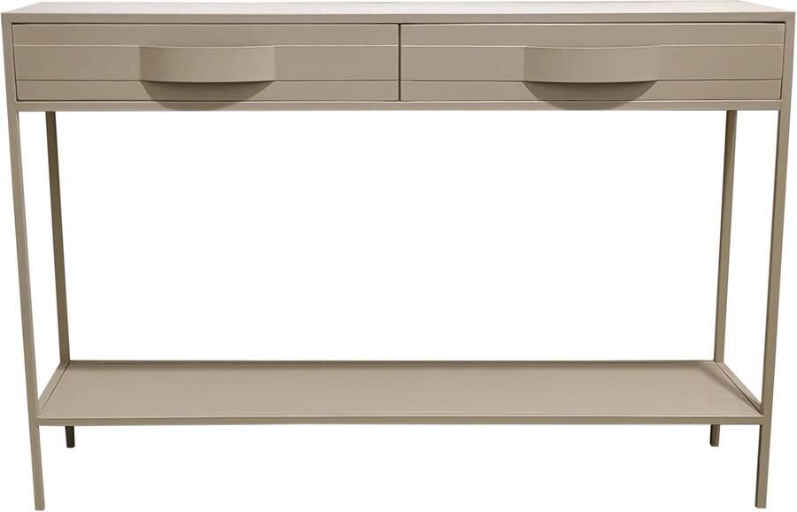 PTMD COLLECTION PTMD Sidetable Acalia 120x30x81 cm Metaal Roze