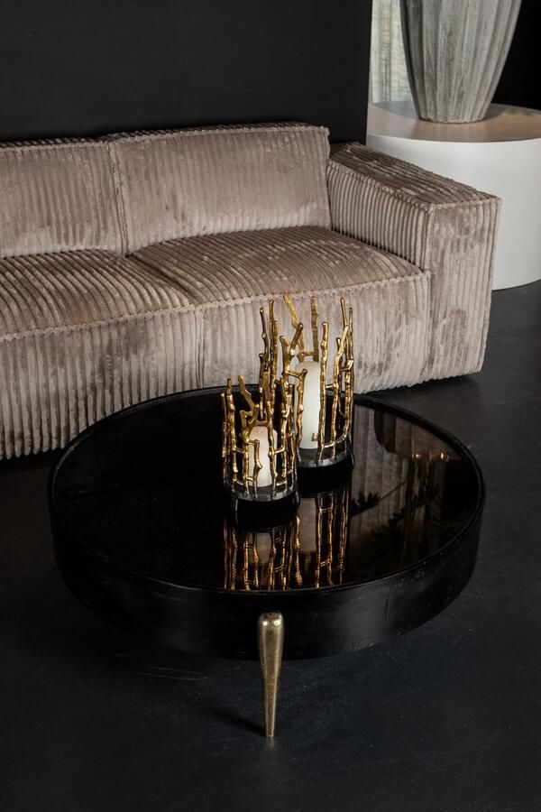 PTMD Animo Sofa Chaise Longue Arm Right Texarm Taupe