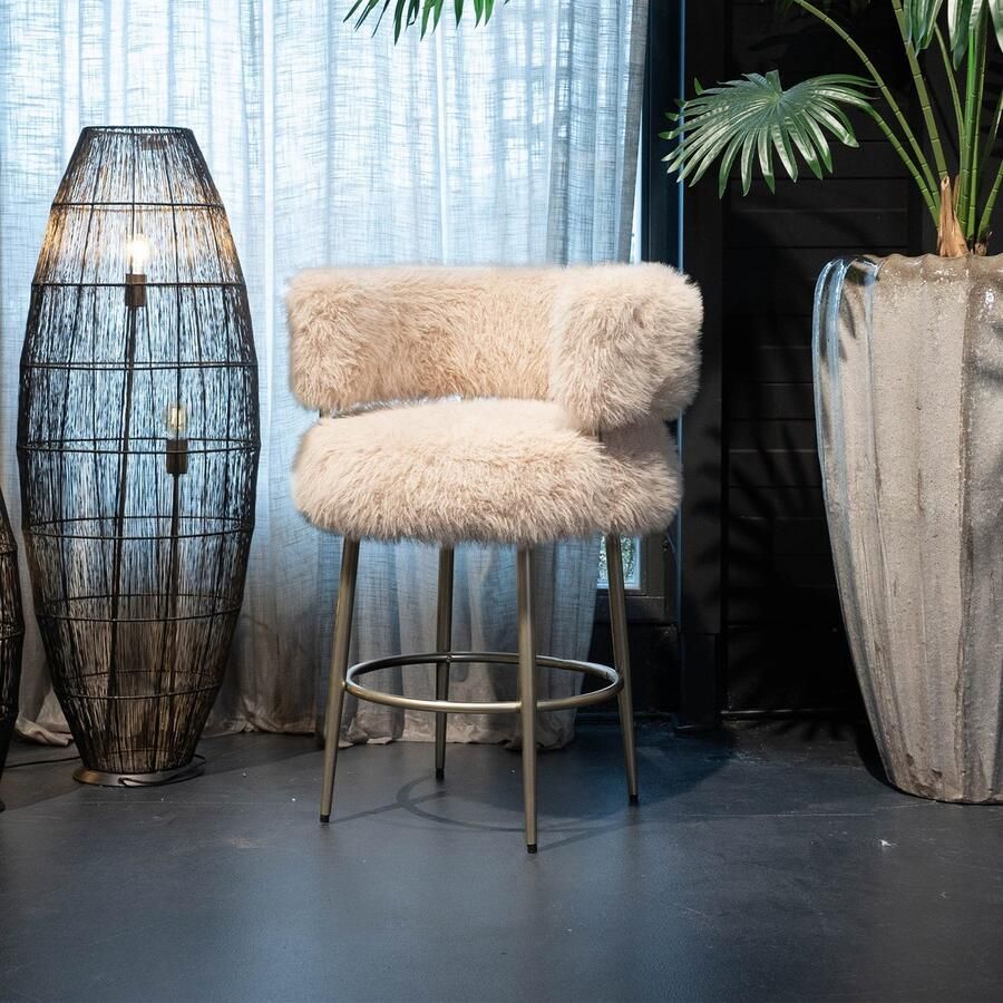 PTMD Barkruk Hair Kookeiland of Bartafel Cream