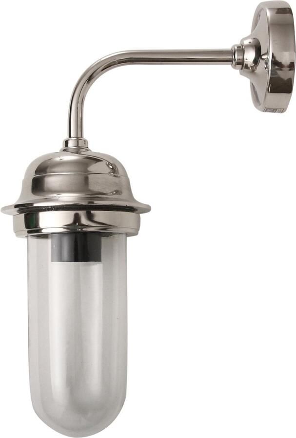 PTMD Corby Nickel messing wandlamp Zilver