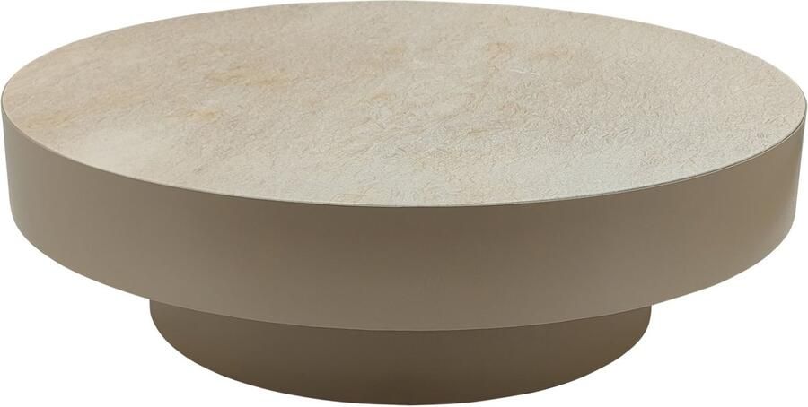 PTMD Corfu Coffee Table Beige Marble