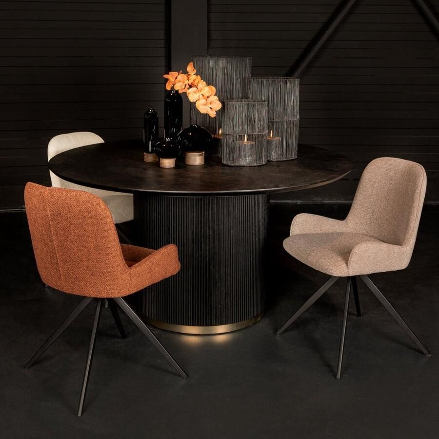 PTMD Eetkamerstoel Leander Cream