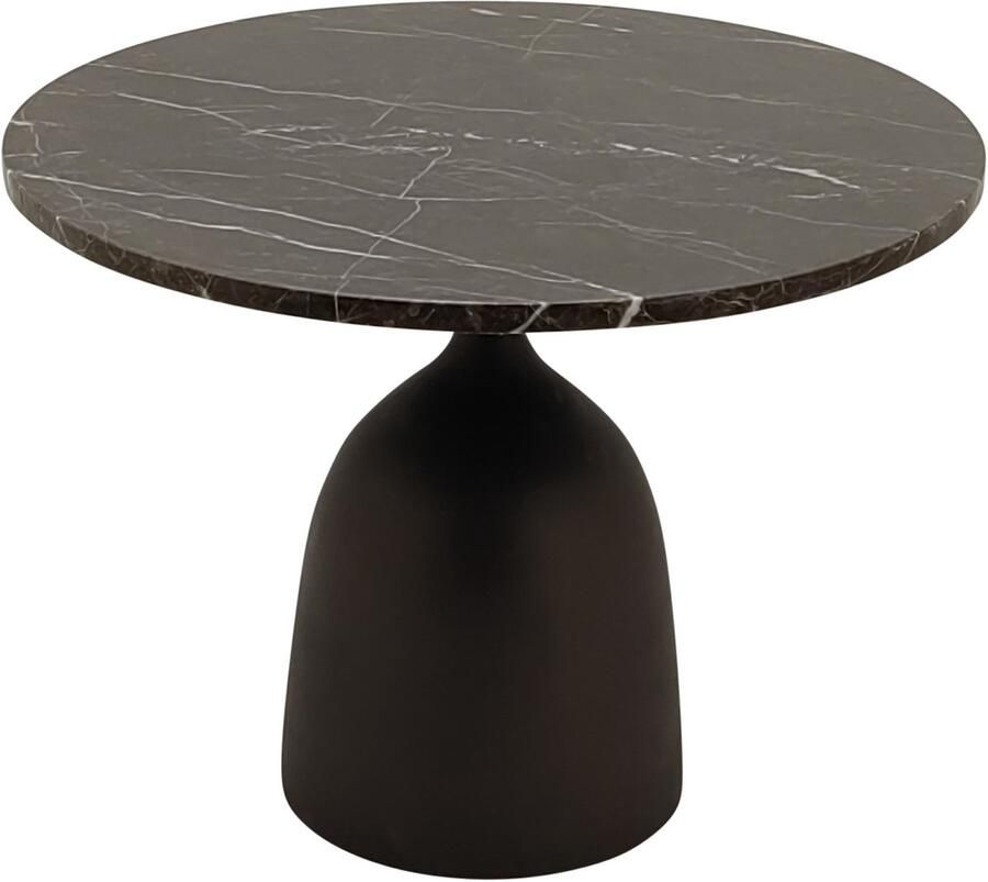 PTMD Patras Side Table Brown Marble