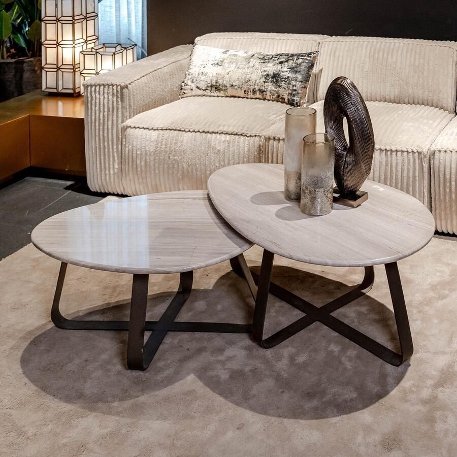 PTMD Salontafel Muka Wit Marmer