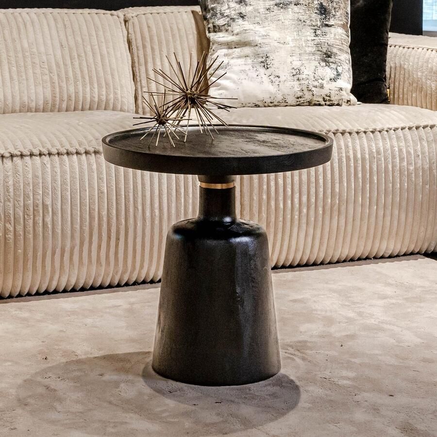 PTMD Salontafel Veas Zwart Mangohout