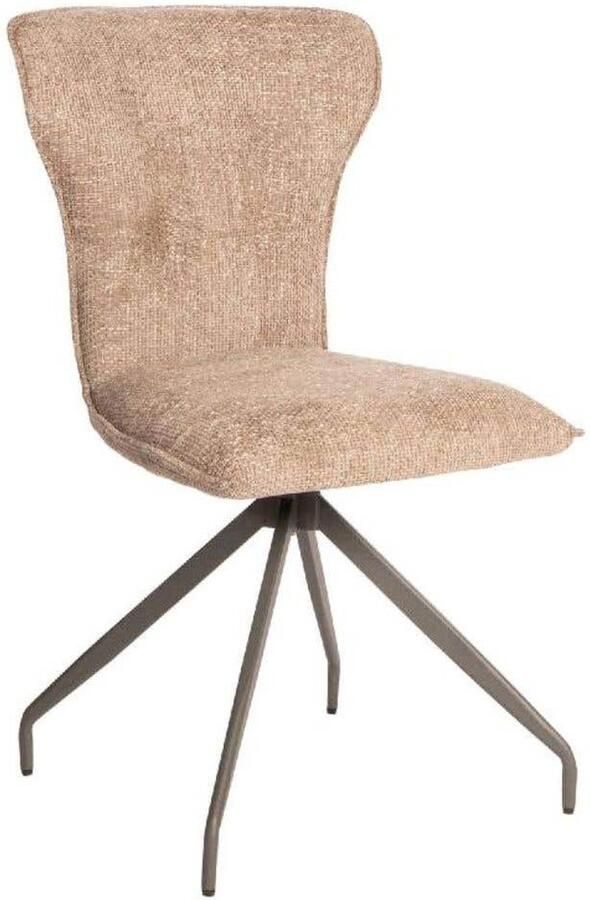 PTMD COLLECTION PTMD Vetus Taupe dining chair legacy 3 mink grey legs
