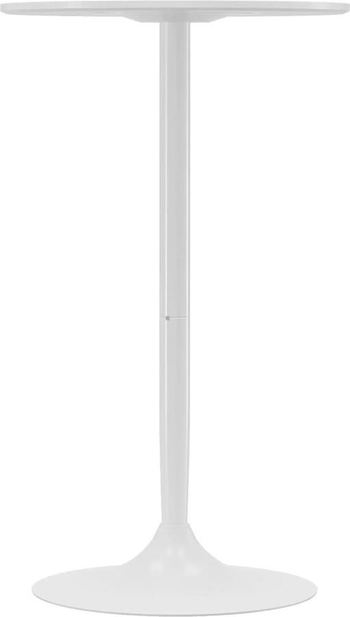 Pugsdrly bartafel tafel voor 2 personen 60 x 60 x 102 cm wit