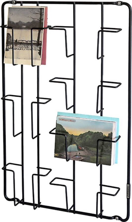 Puhlmann frame kaarten CARD FRAME COMPACT 7 mm staal 7 vakken zwart