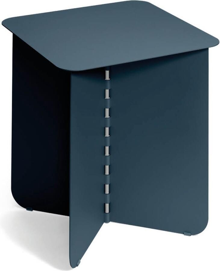 Puik design Hinge Bijzettafel Salontafel koffietafel Medium Donkerblauw Metaal Industrieel Design