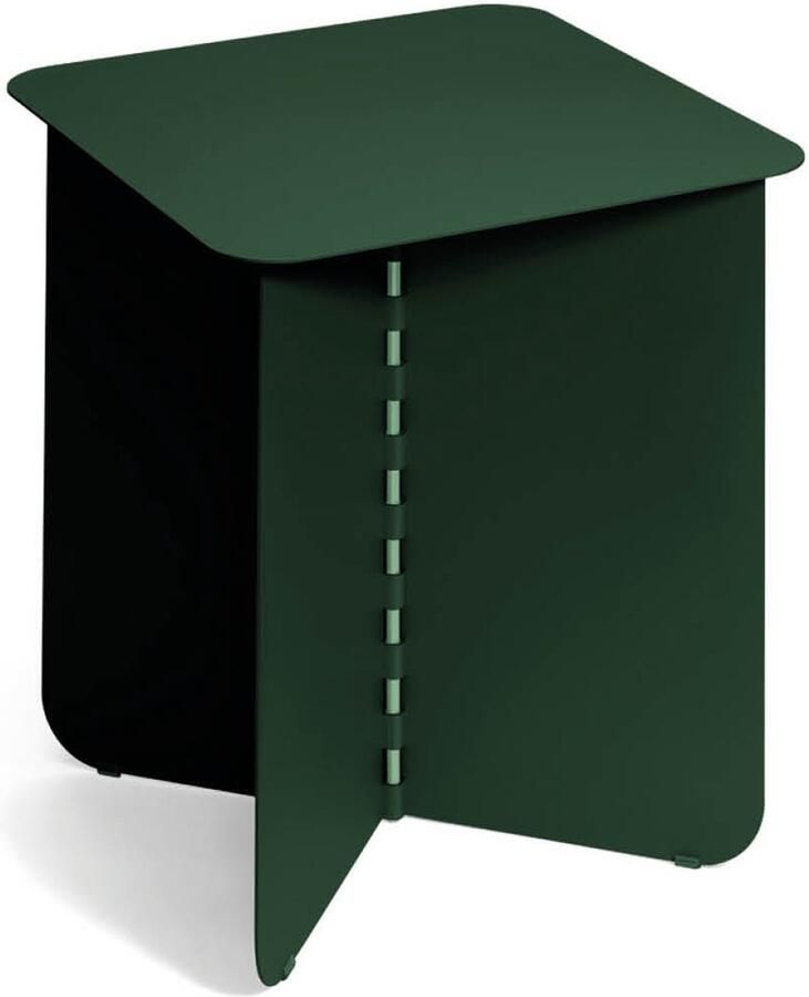 Puik design Hinge Bijzettafel Salontafel koffietafel Medium Donkergroen Metaal Industrieel Design