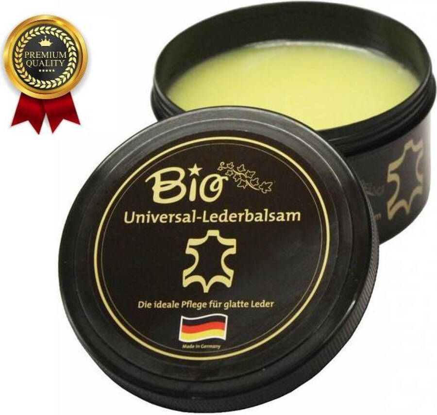Pullach Ledercrème 250 ML Onderhoud leder Lederbalsem universeel Leerbalsem Leercrème Ledercrème Lederpoets Ledervet Paardrijzadel Jas Tas Motorpak