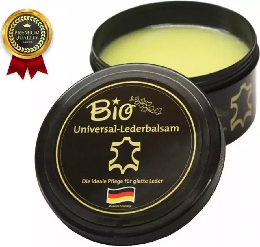 Pullach Ledercrème 500 ML Onderhoud leder Lederbalsem universeel Leerbalsem Leercrème Ledercrème Lederpoets Ledervet Paardrijzadel Jas Tas Motorpak