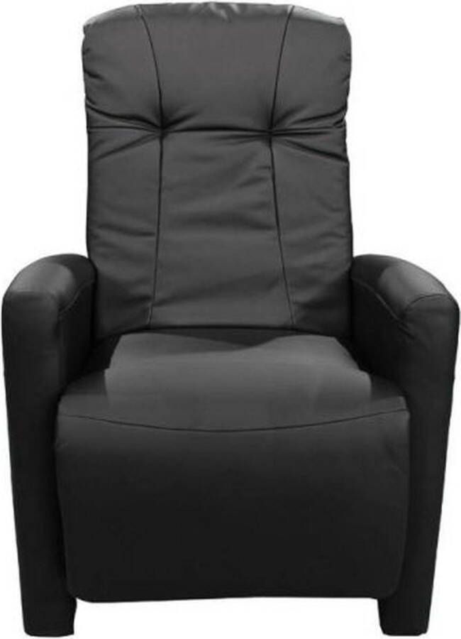 Pure Garden & Living Relaxfauteuil Durham Verstelbaar Handmatig 107x71x84 cm PU-Leer Zwart - Foto 2