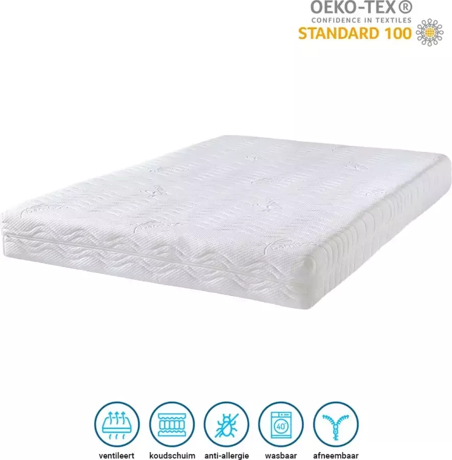 Pure Pleasure Bedding Modern Matras Koudschuim hr-45 14 cm : 140 x 190CM