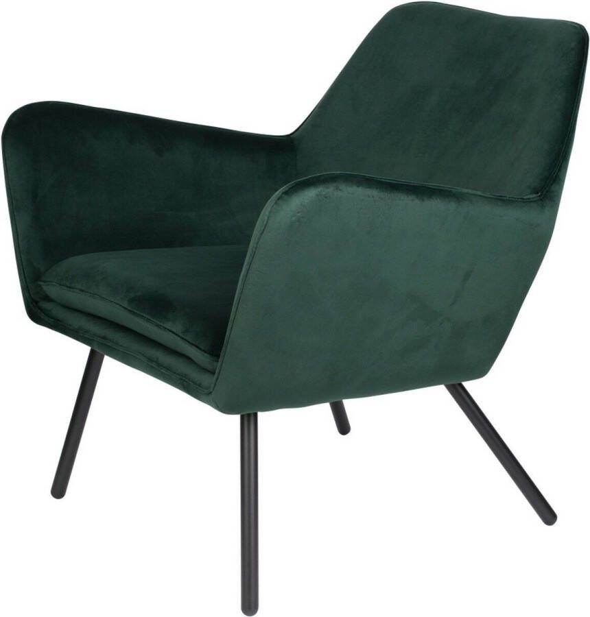 Puur Berg fauteuil velvet groen