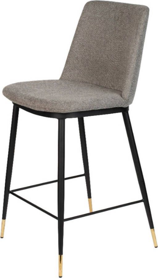 Puur Larvik counter barstoel 65 cm lichtgrijs (Set van 2)