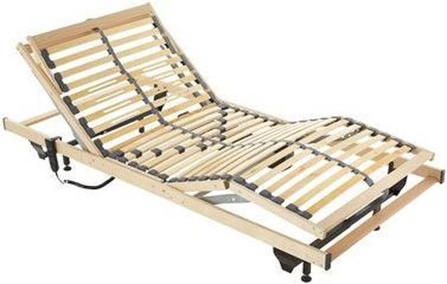 Puur Matrassen Lattenbodem 90x200 cm 28 lats Elektrisch Verstelbaar