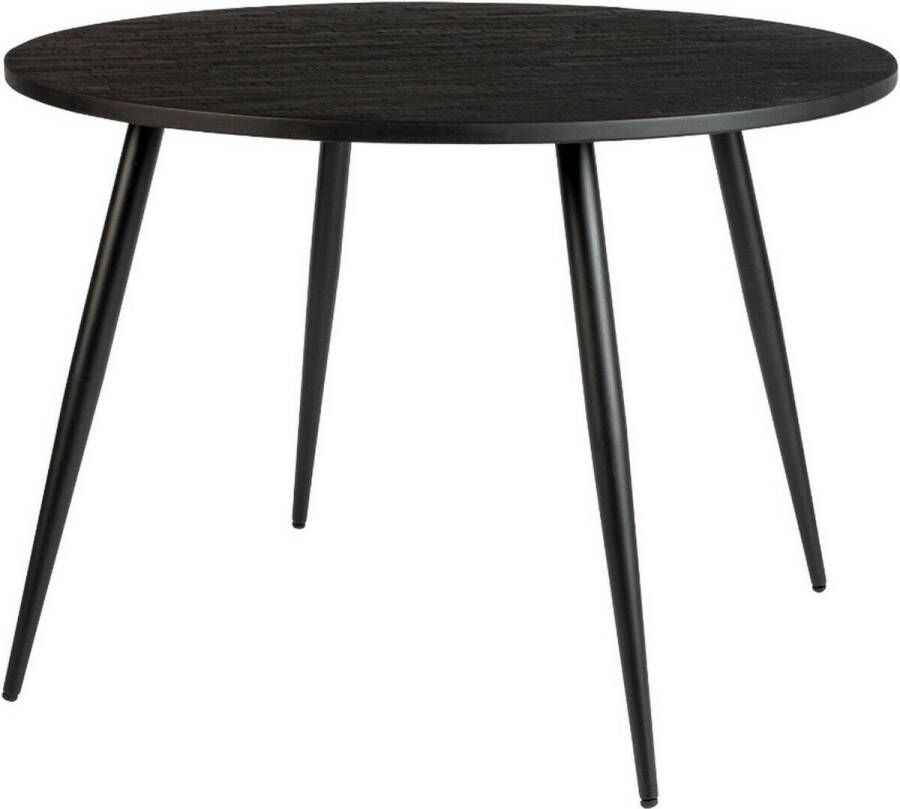 Puur Mora eettafel rond 110 cm zwart