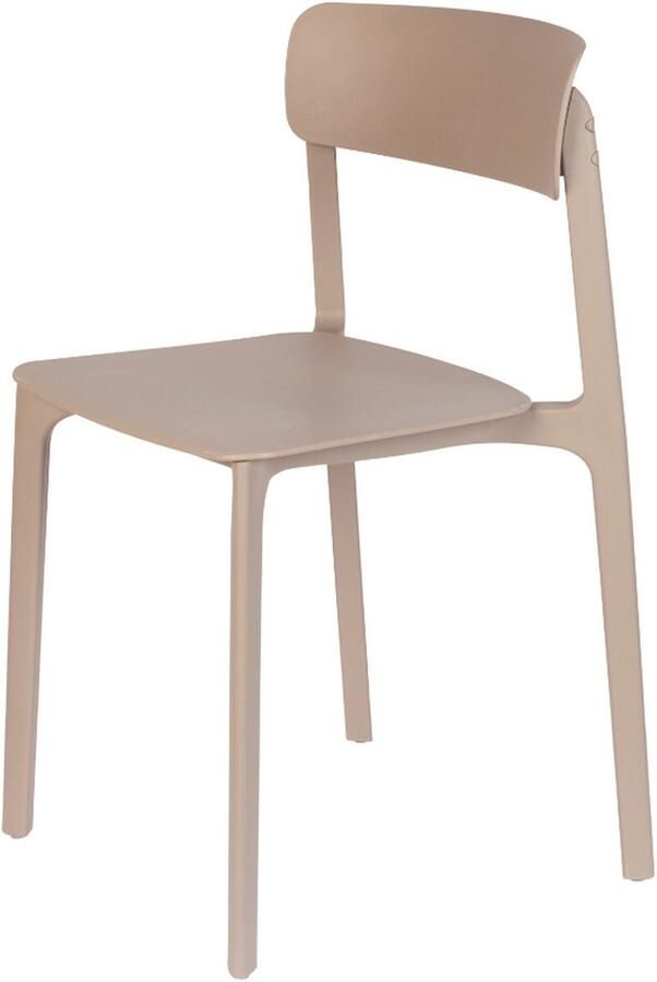 Puur Alunda eetkamerstoel lichtbruin (Set van 4)