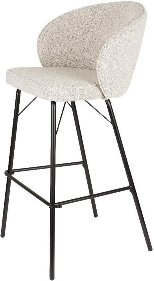 Puur Cecile barkruk beige (Set van 2)